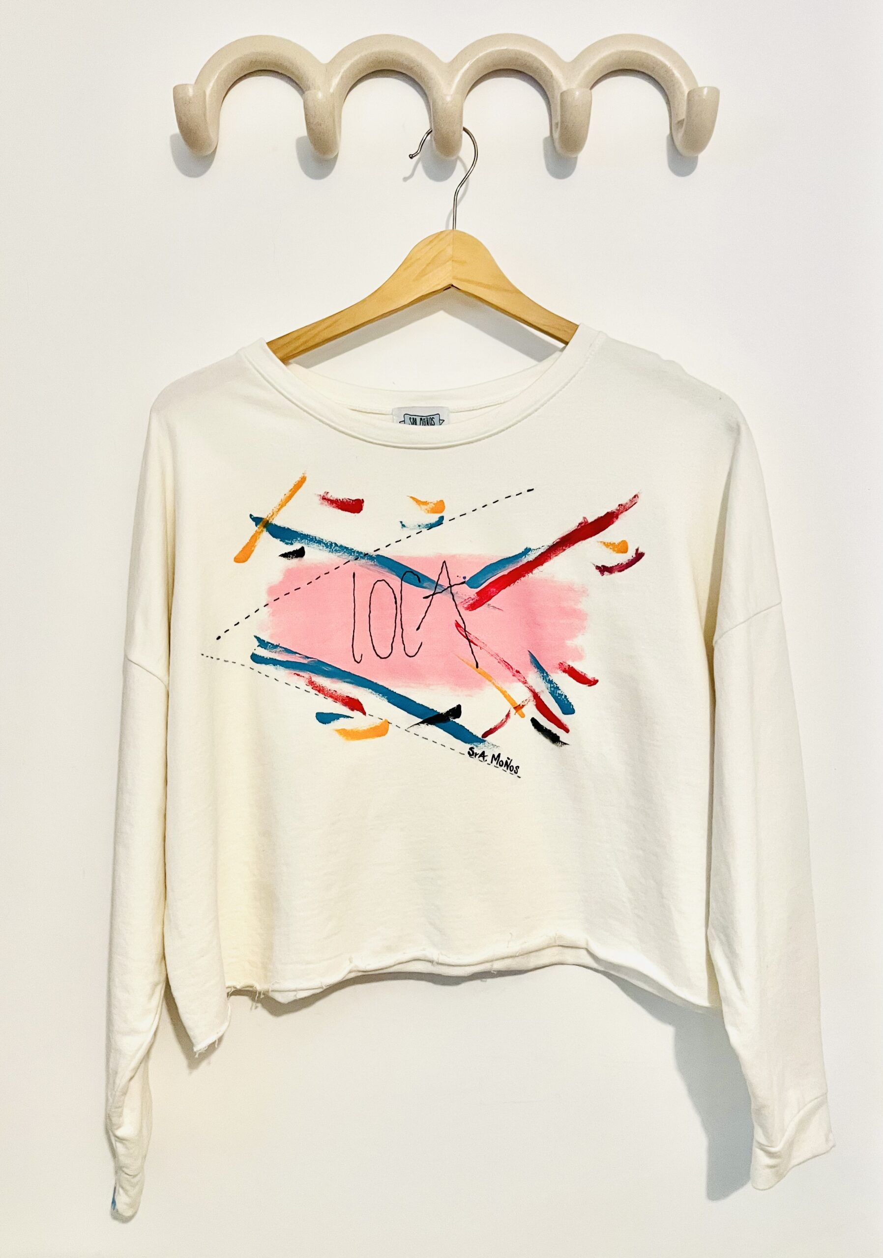 sudadera aire blanca loca