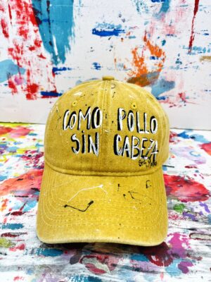GORRA COMO POLLO SIN CABEZA